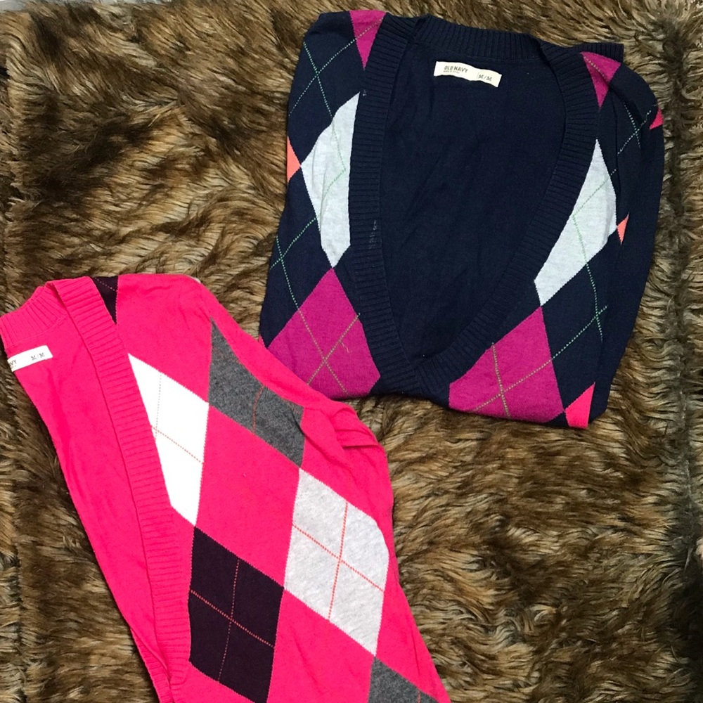 Old navy Argyle sweaters